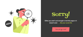 HTML设计<span style='color:red;'>创意</span>卡通图像404页面模板