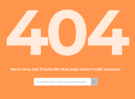 带<span style='color:red;'>搜索框</span>的网站404模板页面静态页面网站404页面素材下载