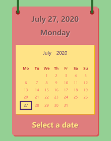 jQuery UI常见的Datepicker日历插件代码