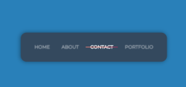 免费导航条设计代码CSS样式表美化网站导航栏<span style='color:red;'>鼠标</span>滑过特效效果