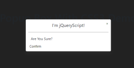 jquery<span style='color:red;'>弹出窗口</span>提示框插件代码