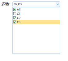 Jquery easyui下拉框select多选美化效果插件代码