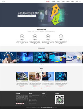 互联网科技技术服务企业公司网站模板