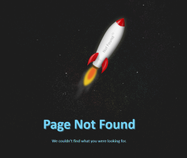 404错误火箭动画效果<span style='color:red;'>网页</span>代码