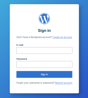 仿Wordpress用户登录网页模板