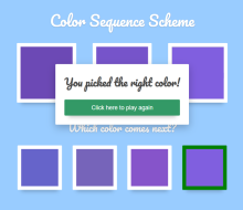 非常有创意的CSS3根据渐变的颜色卡片猜合成颜色游戏