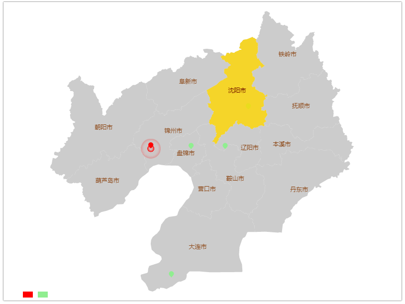 echarts.js插件实现地图带坐标点和鼠标滚轮控制放大缩小的地图网页特效