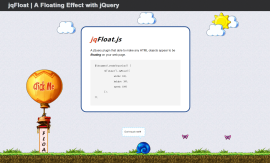 jqFloat.js浮动动画特效代码下载