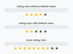 jQuery+RatingStarts轻量级星星打分插件