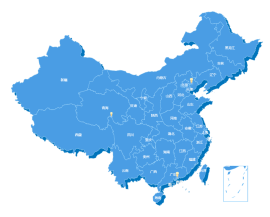 ets<span style='color:red;'>中国地图</span>及省份地图位置信息标注