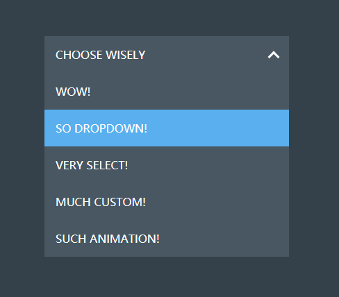 自定义select动画下拉选择框_select下拉框美化