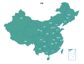 HTML5 Canvas中国地图插件