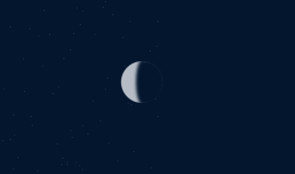 css3漂亮的星空网页背景中秋的月亮月食动画