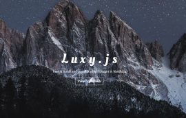 luxy.js平滑滚动插件