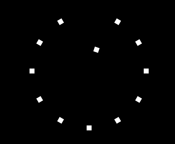 仿数字时钟loading加载动画