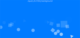 Jquery+CSS3动画网页背景