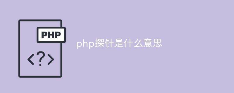 php解答：php探针是什么意思