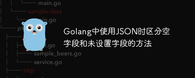 golang：Golang中使用JSON时区分空字段和未设置字段的方法