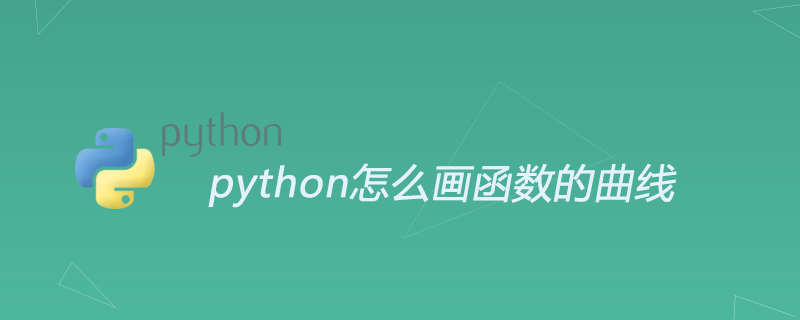 python教程：python怎么画函数的曲线