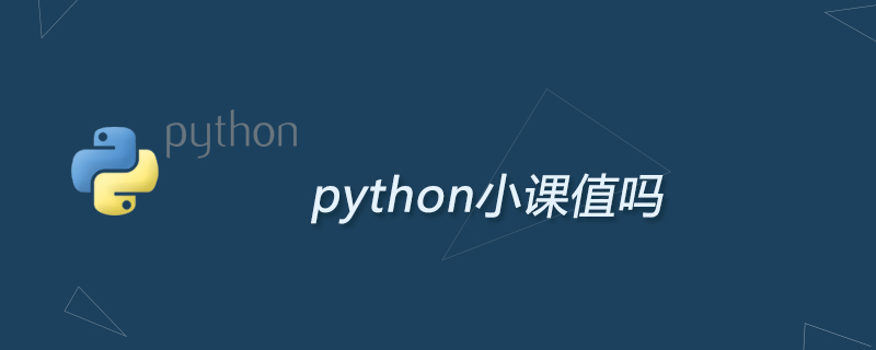 python教程：python小课值吗