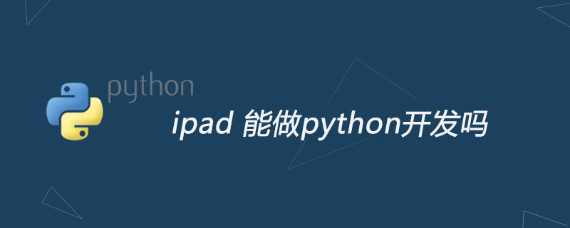 python教程：ipad 能做python开发吗