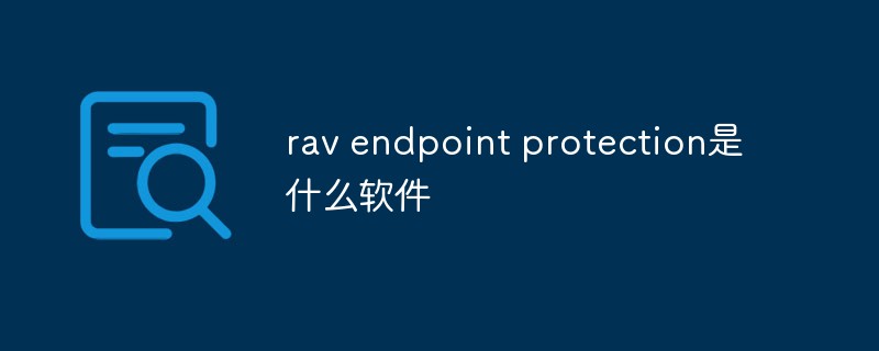 回答rav endpoint protection是什么软件