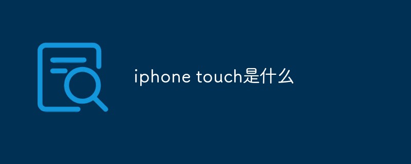 回答iphone touch是什么