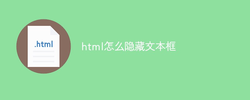 html代码html怎么<span style='color:red;'>隐藏</span>文本框