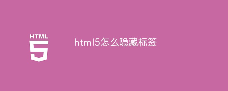 html代码html5怎么隐藏标签