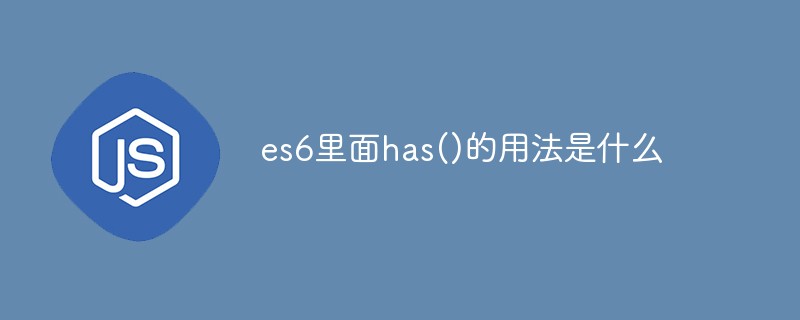 回答es6里面has()的用法是什么