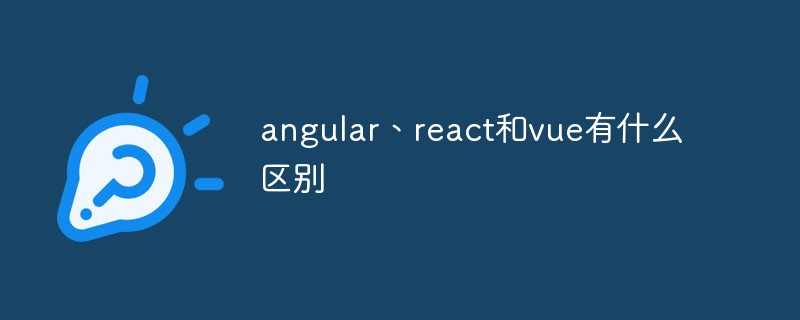 回答angular、<span style='color:red;'>react</span>和vue有什么区别