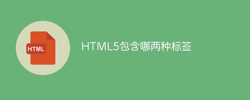 回答HTML5包含哪两种标签