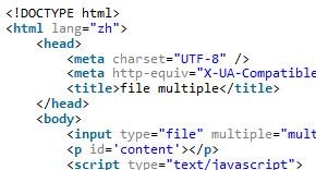 h5教程HTML5之type=file文件上传功能