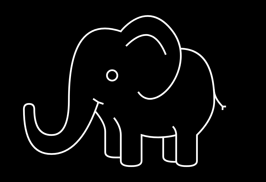 h5教程HTML5+CSS3动态画出一个大象