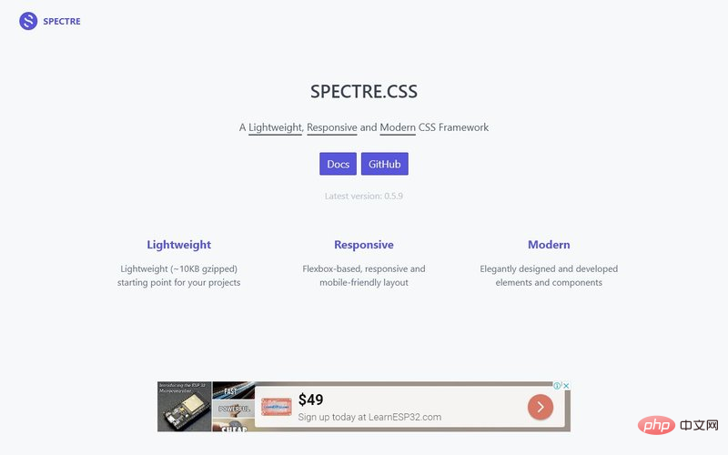 Spectrecss CSS Framework