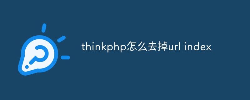 2023<span style='color:red;'>Thinkphp</span>怎么去掉url index