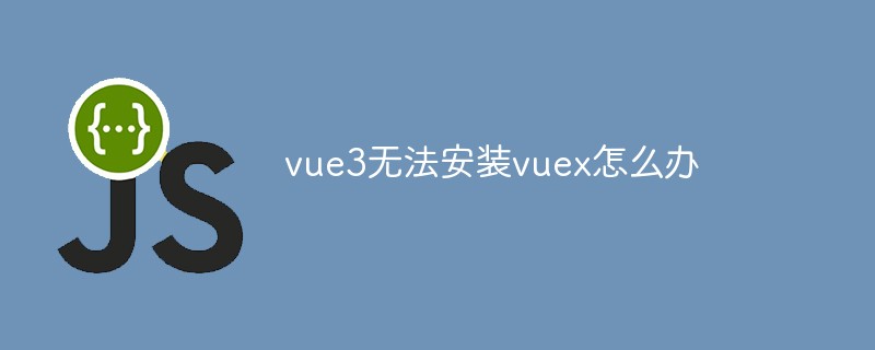 2023<span style='color:red;'>vue3</span>无法安装vuex怎么办