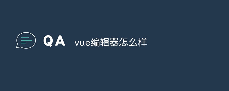 2023探讨一下vue编辑器是否好用