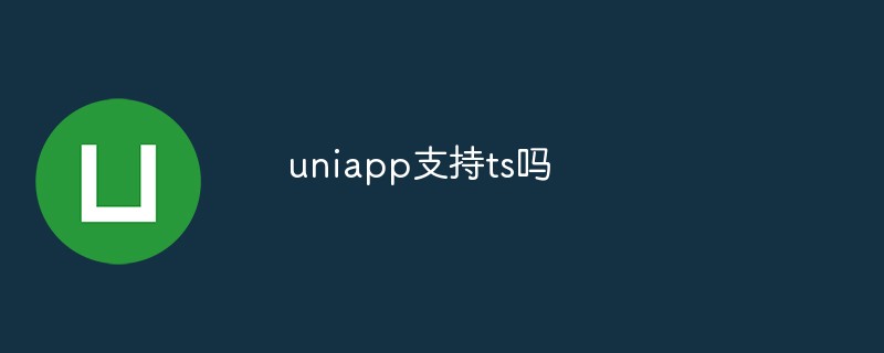 2023uniapp支持ts吗