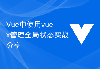 2023Vue中使用vuex管理全局状态实战分享