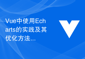 2023Vue中使用Echarts的实践及其优化方法