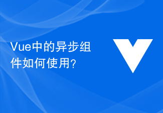 2023Vue 中的异步组件如何使用？