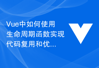 2023Vue中如何使用生命周期函数实现代码复用和优化