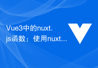 2023Vue3中的nuxt.js函数：使用nuxt.js搭建Vue3应用