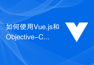 2023如何使用Vue.js和Objective-C编写可扩展的iOS应用
