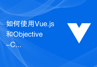 2023如何使用Vue.js和Objective-C开发创新的iOS应用体验的方法