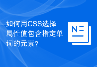 2023如何用CSS选择属性值包含指定单词的元素？