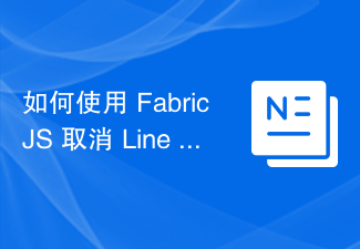 2023如何使用 FabricJS 取消 Line 中的运行动画？