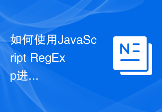 2023如何使用JavaScript RegExp进行不区分大小写的匹配？