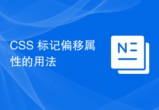 2023CSS 标记偏移属性的用法